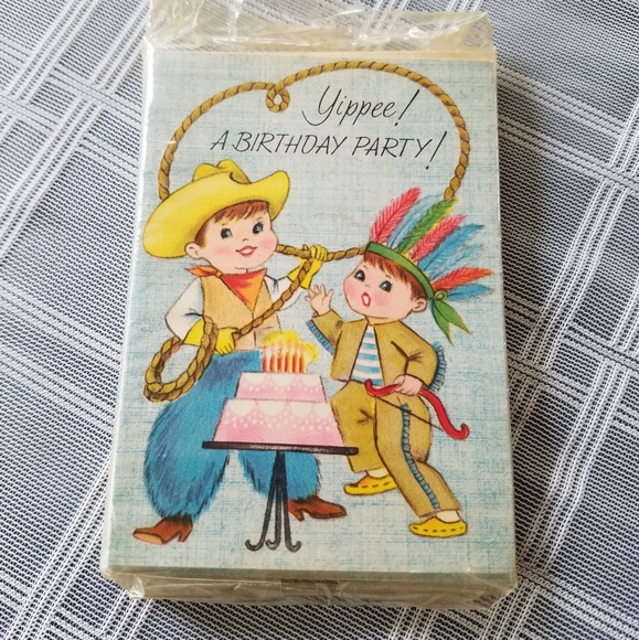 Vintage Rust Craft Kids Birthday Party Invitations - Picture 2 of 4